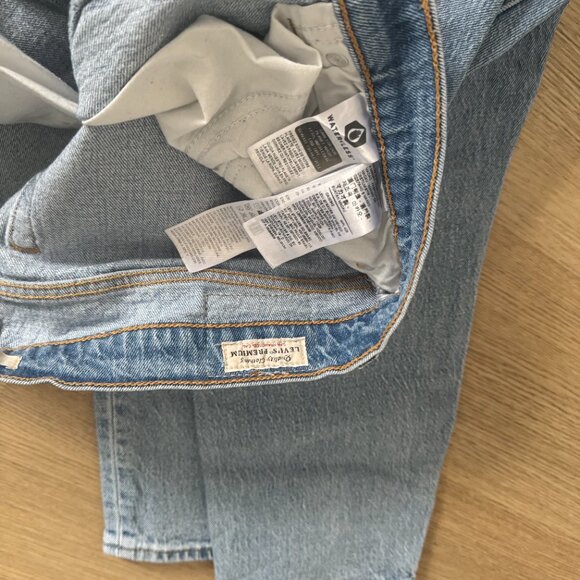 Levi's Premium Wedgie Straight Leg High Rise Button Fly Size 31 - Picture 7 of 7